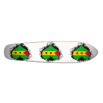 Vintage I Love Sao Tome and Principe Skate Board Decks