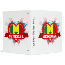 Vintage I Love Senegal Vinyl Binders