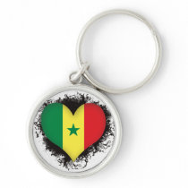 Vintage I Love Senegal Keychain