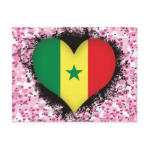 Vintage I Love Senegal Postcard