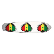 Vintage I Love Senegal Skateboard Deck
