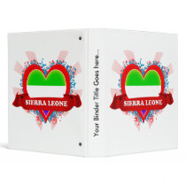 Vintage I Love Sierra Leone Vinyl Binders