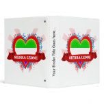 Vintage I Love Sierra Leone binders
