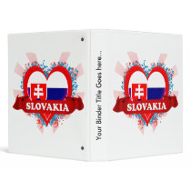 Vintage I Love Slovakia Binder