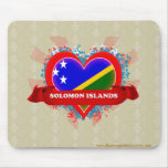 Vintage I Love Solomon Islands Mouse Pad