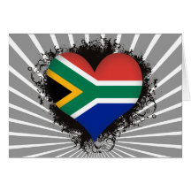 Vintage I Love South Africa Cards
