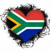 Vintage I Love South Africa Photo Cut Out