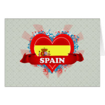 Vintage I Love Spain Greeting Cards