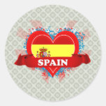 Vintage I Love Spain Sticker