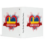 Vintage I Love Sweden binders