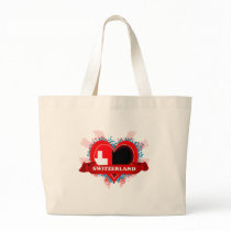 Vintage I Love Switzerland Tote Bag