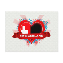 Vintage I Love Switzerland Post Cards