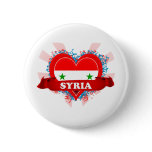 Vintage I Love Syria buttons