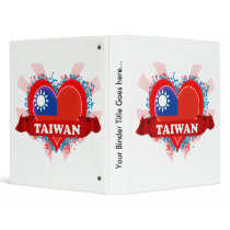 Vintage I Love Taiwan 3 Ring Binders