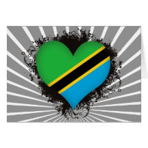 Vintage I Love Tanzania Cards