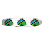 Vintage I Love Tanzania Skateboard