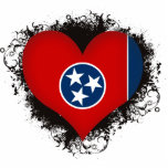 Vintage I Love Tennessee Photo Cut Out