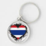 Vintage I Love Thailand Keychain