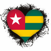 Vintage I Love Togo Photo Cutouts