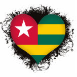 Vintage I Love Togo Photo Cutouts