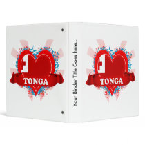 Vintage I Love Tonga Vinyl Binders