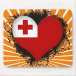 Vintage I Love Tonga Mouse Pad