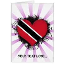 Vintage I Love Trinidad and Tobago Card