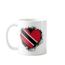 Vintage I Love Trinidad and Tobago Coffee Mugs