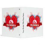 Vintage I Love Tunisia Binders