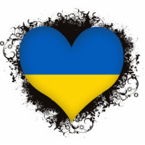 Vintage I Love Ukraine Photo Sculptures