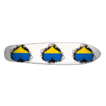 Vintage I Love Ukraine Skateboard Decks