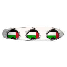 Vintage I Love United Arab Emirates Skateboard Deck