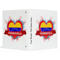 Vintage I Love Venezuela Vinyl Binder