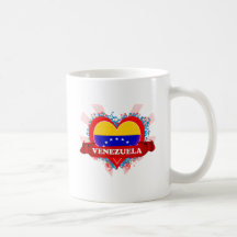 Vintage I Love Venezuela Coffee Mugs