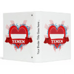 Vintage I Love Yemen Binder