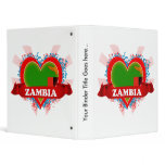 Vintage I Love Zambia binders