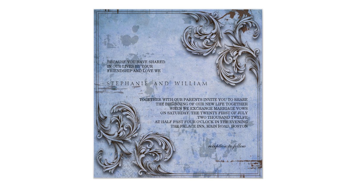 vintage blue bird wedding invitations vintage blue birds wedding invitation zazzle vintage blue bird wedding invitations vintage blue birds wedding invitation zazzle