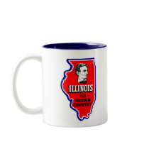 Vintage Illinois, Abe Lincoln Country Mug