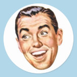 Vintage Illustrated Person #1 Sticker stickers