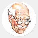 Vintage Illustrated Person #3 Sticker