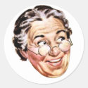 Vintage Illustrated Person #5 Sticker