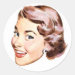 Vintage Illustrated Person #6 Sticker