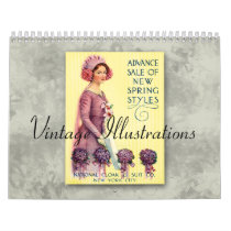 Vintage Illustrations Calendar