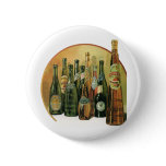 Vintage Imported Beers Pinback Buttons