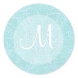 Vintage in Blue Monogram Seal Sticker