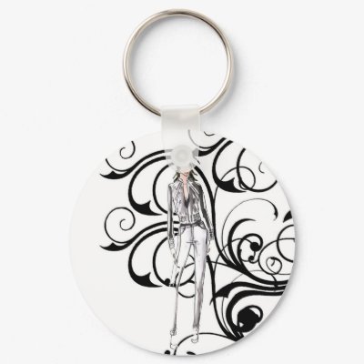Vintage In Stylish Keychain by myhome71