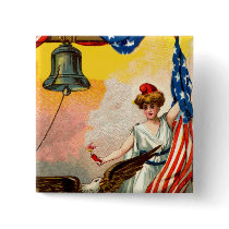 Vintage Independence Day Buttons