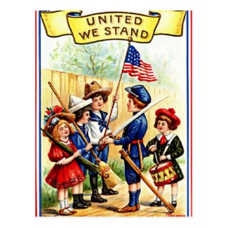 Vintage Independence Day Post Card