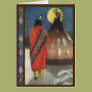 Vintage Indian and Teepee Greeting Card Vintage Indian and Teepee Greeting Card