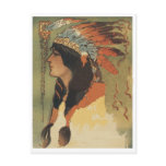 Vintage Indian Girl Post Cards